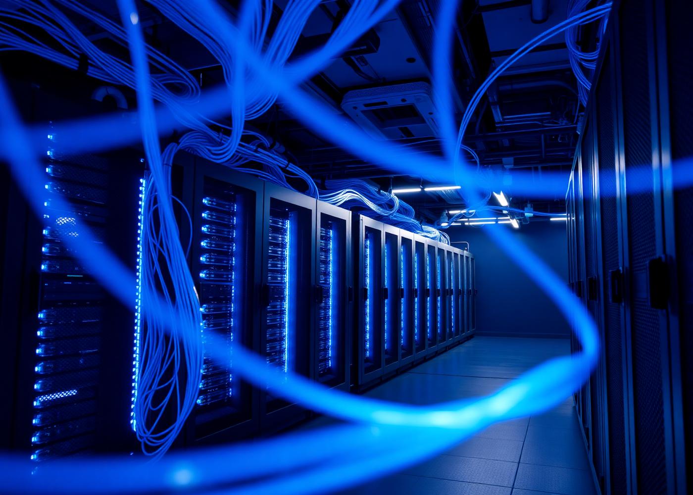 Modern veri merkezi ve fiber altyapı